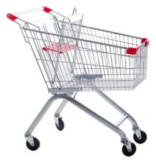 Покупательская тележка EKSI DTE0100BS RD 100 л