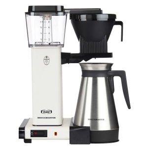 Белая кофеварка Moccamaster KBGT741