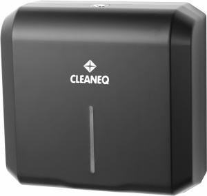 Диспенсер CLEANEQ серии KW-7336, для бумажных полотенец, черный глянец