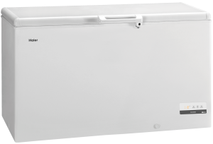 Морозильный ларь Haier HCE520RFC на колесах