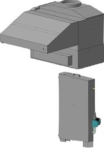 Искрогаситель-зонт для печей Iterma GF-25/45