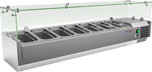 Витрина холодильная Cooleq VRX 1500/330 для ингредиентов