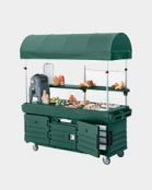 Тележка для доставки блюд Cambro KVC854C зел.
