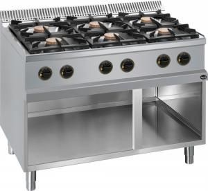 Газовая плита 6 конфорок APRG-117P
