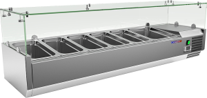 Витрина холодильная Cooleq VRX 1500/380 для ингредиентов