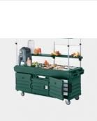Тележка для доставки блюд Cambro KVC856 гран.-зел.