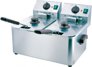 Фритюрница 2 секции Viatto HDF4+4