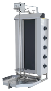 Вертикальный гриль для шаурмы T-LUX KGU 5 для обжарки большого количества различного вида мяса и птицы