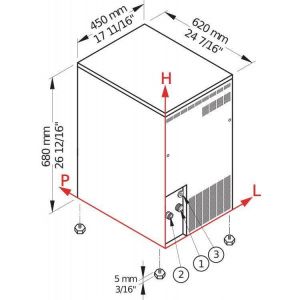 Brema GB 601 W HC габариты