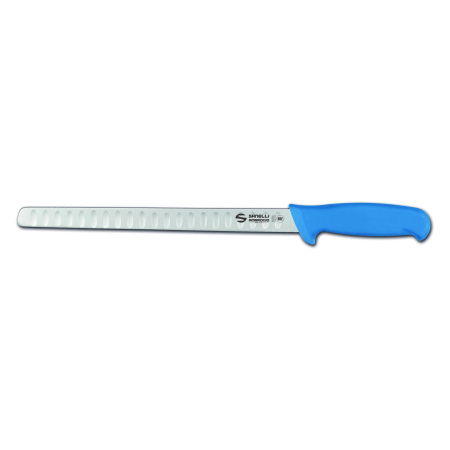 Профессиональный нож Sanelli SA56028L для лосося 28 cм синий