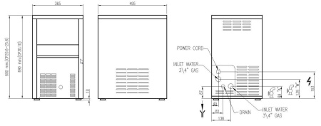 Льдогенератор Aristarco CP 30.10W