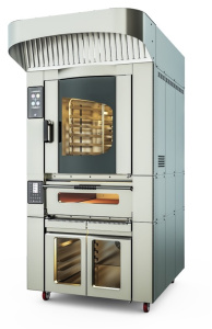 Комбинированный модуль Kocateq FR Combi LCD ротационная печь, подовая печь и расстойка