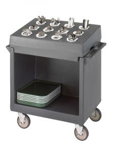 Тележка для тарелок Cambro TDCR12 син.-сер.