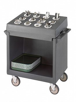 Тележка для тарелок Cambro TDCR12 син.-сер.