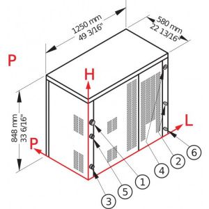 Brema C 300W габариты