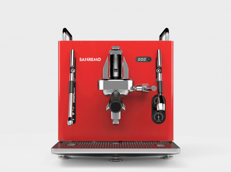 Кофемашина Sanremo Cube R Absolute 1 гр. автомат, красная