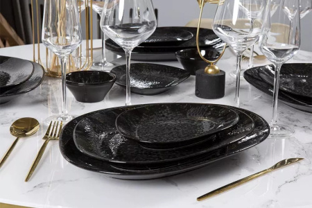 Блюдце KUTAHYA CORENDON Magnetite BNLM01KT890220, 12 см