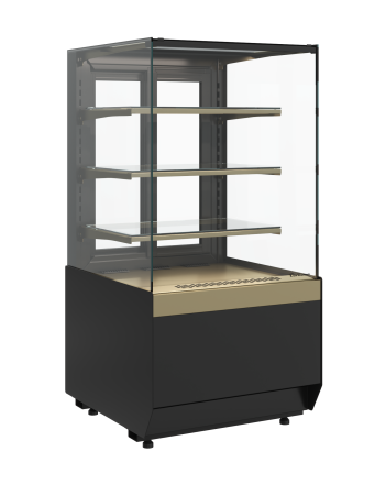 Витрина кондитерская Carboma KC70 VM 0,9-1 LIGHT (версия 2.0) черный