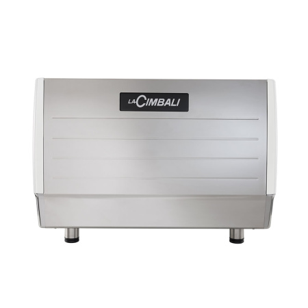 Белая кофемашина M23 UP DT/2 сзади