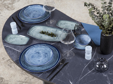 Тарелка глубокая KUTAHYA CORENDON Blue Stone BNTS21CK890003, 21 см