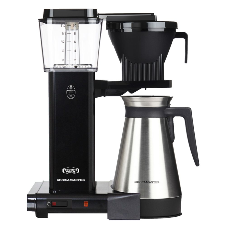 Черная кофеварка Moccamaster KBGT 741 