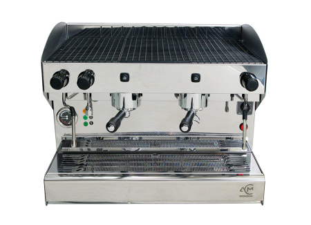Кофемашина ACM Rounder Semiautomatica 2 GR INOX (ACMRD002SIX) + high cup + cup warmer