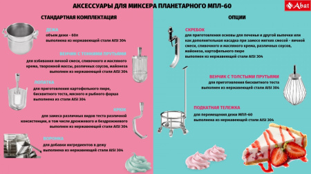 Венчик с толстыми прутьями Abat для МПЛ-60