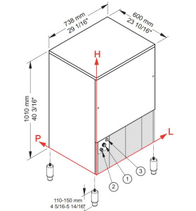 Льдогенератор Brema CB 955A HC B-QUBE
