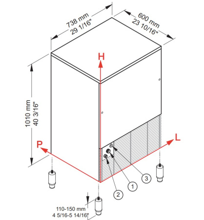 Льдогенератор Brema CB 955A HC B-QUBE