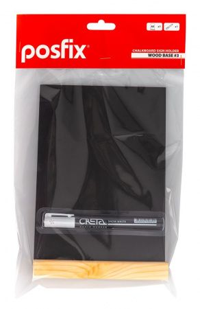 Набор с маркерной доской PosFix WOOD BASE №3 (101360)