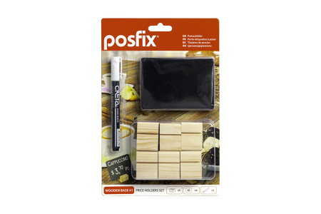 Набор ценникодержателей PosFix WOODEN BASE №1 (202324)