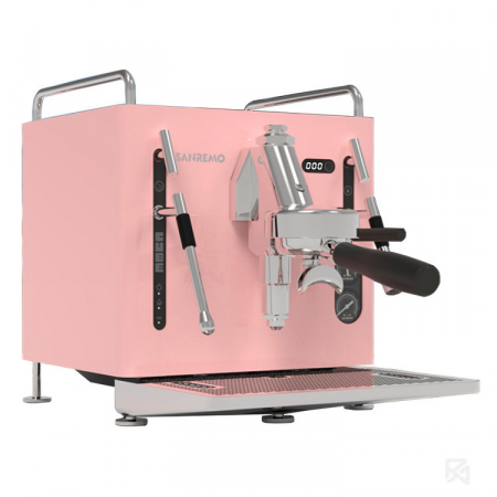 Кофемашина Sanremo Cube R Absolute 1 гр. автомат, розовая