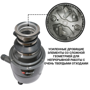 Измельчитель отходов BORT Ultimate 1500