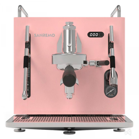 Кофемашина Sanremo Cube R Absolute 1 гр. автомат, розовая