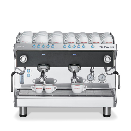 Кофемашина La Pavoni GENIALE2VNEU, автомат, 2 гр., черный