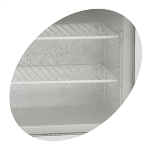 Tefcold UF100G стелкянная дверь и полки-решетки