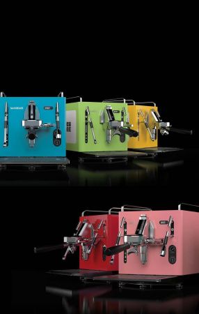 Кофемашина Sanremo Cube V Absolute 1 гр. полуавтомат, зеленая