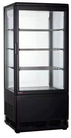 Витрина настольная Cooleq CW-70 Black