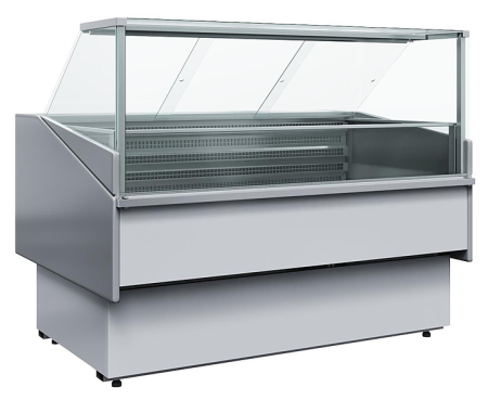 Витрина морозильная Carboma GC110 SL 1,25-1 серый
