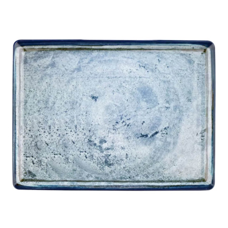 Тарелка плоская KUTAHYA CORENDON Blue Stone BNTAN18x13DU890003/G, 18x13 см