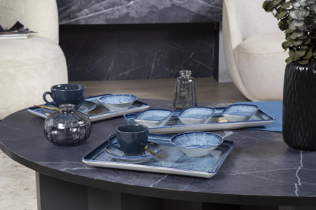 Блюдце KUTAHYA CORENDON Blue Stone BNLM01KT890003, 12 см