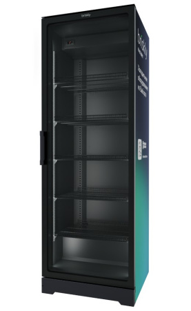 Холодильный шкаф Briskly 7 Premium (RAL 7024) c безрамочной дверью