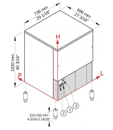 Льдогенератор Brema TB 1405A HC