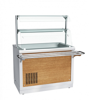 Прилавок Abat ПВВ(Н)-70Х-02-НШ для холодных закусок 