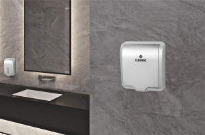 Электросушитель CLEANEQ KW-1040 для рук, шлифованная сталь