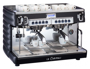 Рожковая кофемашина Carimali Bubble 2 Gr black BU-E2-H-02