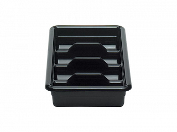 Контейнер для столовых приборов Cambro 1120 CBP сер.