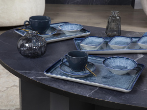 Блюдце KUTAHYA CORENDON Blue Stone BNLM01KT890003, 12 см