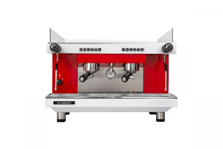 Кофемашина Sanremo Zoe 2 гр. 220В, полуавтомат, бело-красная
