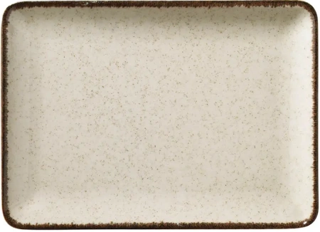 Тарелка KUTAHYA Color-X TAN18X13DU730P02 бежевая, 180х130 мм